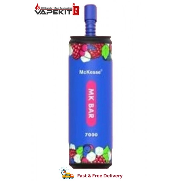 Blue Razz Ice MK Bar 7000 Puffs Prefilled Vape