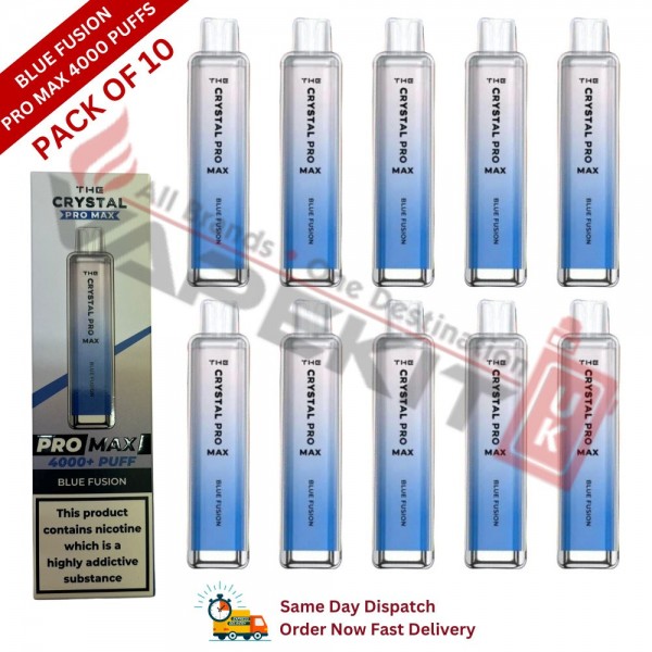 Blue Fusion Crystal Pro Max Bar 4000 Puffs