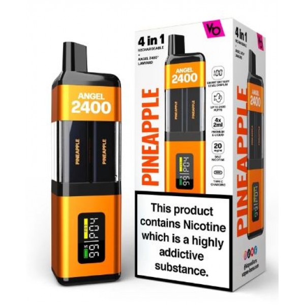 Vapes Bars Pineapple Angel 2400 Prefilled Vape