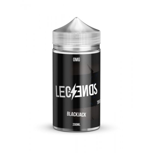 Blackjack Vape Juice By Legends E-Liquid 0mg 200ml 70/30