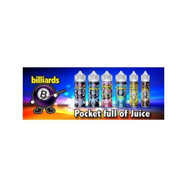 Billiards Vape Range 0-mg 120ml Shortfill E-liquid