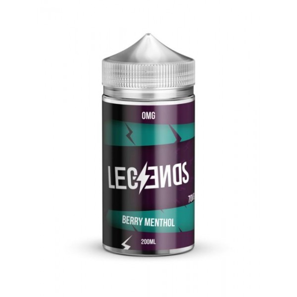 Berry Menthol Vape Juice By Legends E-Liquid 0mg 200ml 70/30