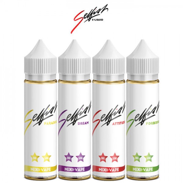 SELFISH E Liquid Premium quality E Juice 0mg Vape