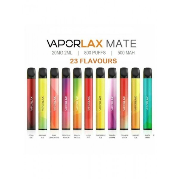VAPORLAX MATE Prefilled Vape Pod  800 Puffs
