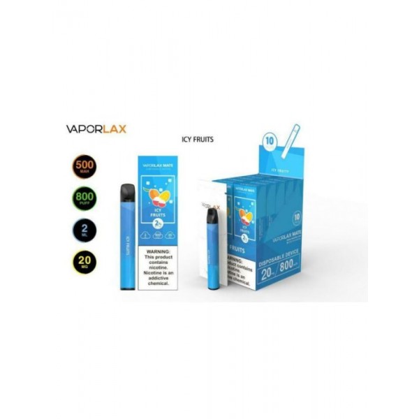 VAPORLAX MATE Prefilled Vape Pod  800 Puffs