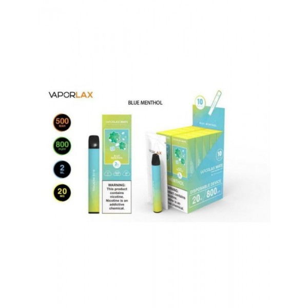 VAPORLAX MATE Prefilled Vape Pod  800 Puffs