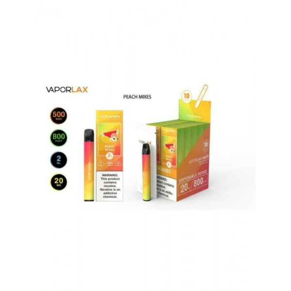 VAPORLAX MATE Prefilled Vape Pod  800 Puffs