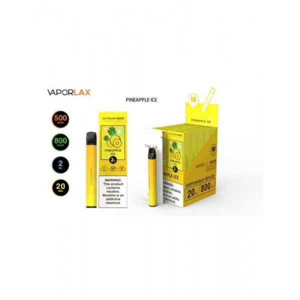 VAPORLAX MATE Prefilled Vape Pod  800 Puffs
