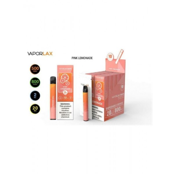 VAPORLAX MATE Prefilled Vape Pod  800 Puffs
