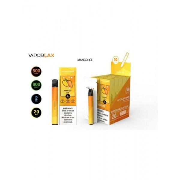 VAPORLAX MATE Prefilled Vape Pod  800 Puffs