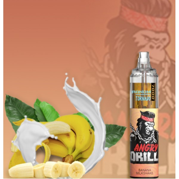 Banana Milkshake 7000 Puffs Prefilled RandM Tornado