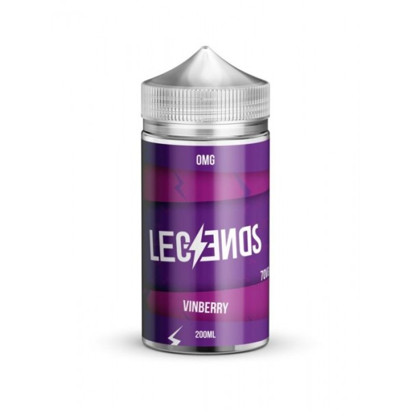 VINBERRY Vape Juice By Legends E-Liquid 0mg 200ml 70/30