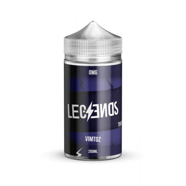 VIMTOZ Vape Juice By Legends E-Liquid 0mg 200ml 70/30
