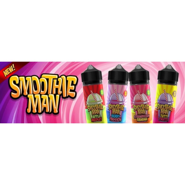 Smoothie Man 100ML Short Fill Vape E Liquid 70/30 VG/PG