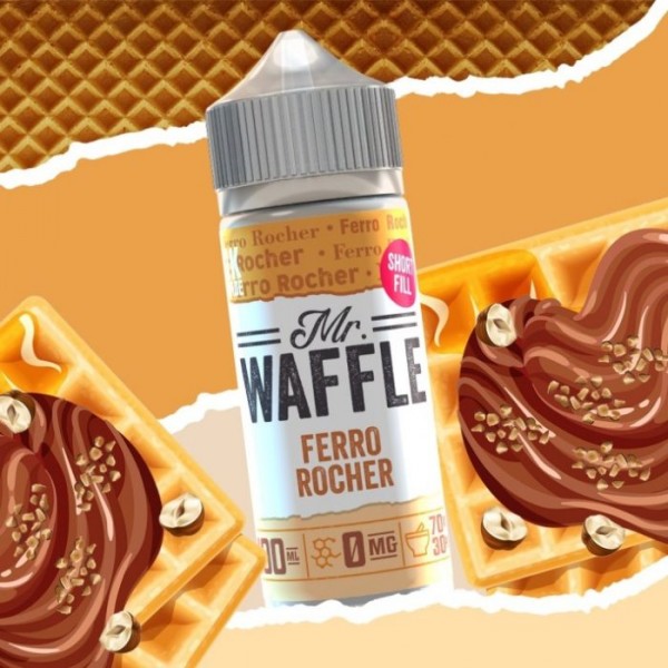 Mr Waffle 100ml E-Liquid Shortfill Bottle 70/30 VG/PG