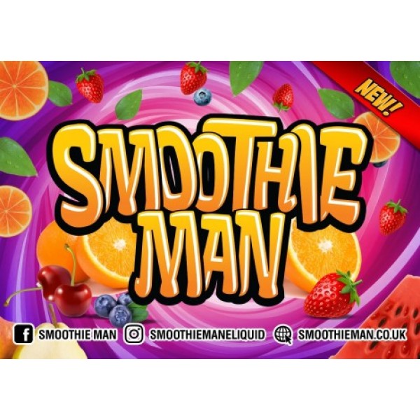 Smoothie Man 100ML Short Fill Vape E Liquid 70/30 VG/PG