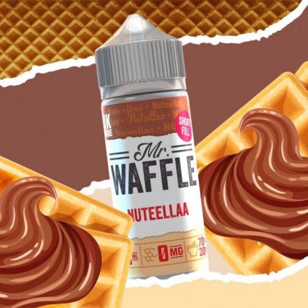 Mr Waffle 100ml E-Liquid Shortfill Bottle 70/30 VG/PG