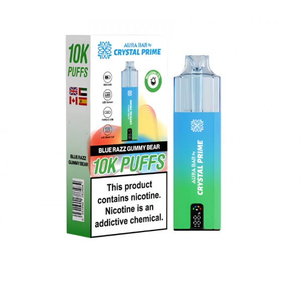 Aura Bar Crystal Prime 10k Puffs (Buy now!)