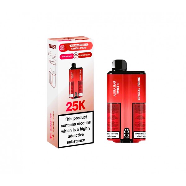 Aura Bar Twist 25k Puff Crystal Prime - 15 Flavours