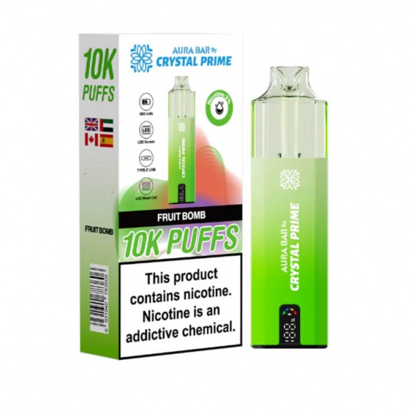 Aura Bar Crystal Prime 10k Puffs (Buy now!)