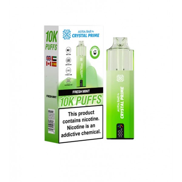 Aura Bar Crystal Prime 10k Puffs (Buy now!)