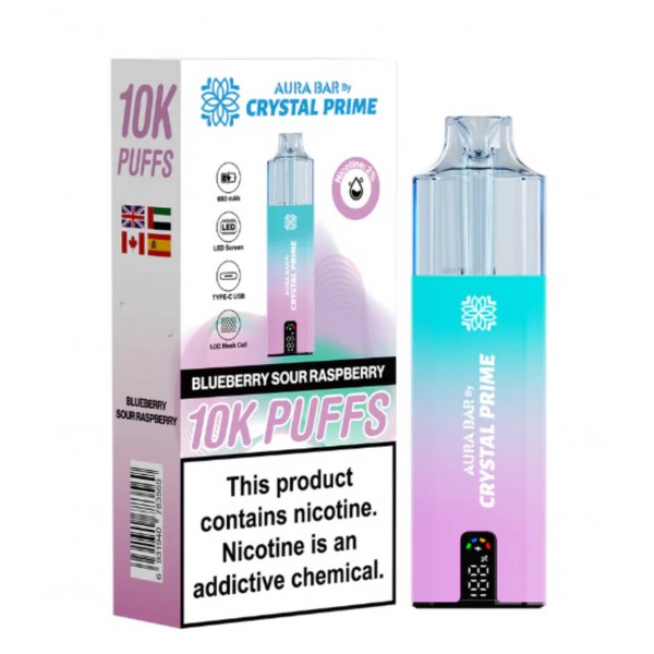 Aura Bar Crystal Prime 10k Puffs (Buy now!)