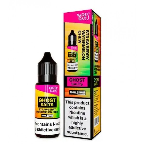 Vapes Bars Ghost Nic salts Strawberry Watermelon Chew 