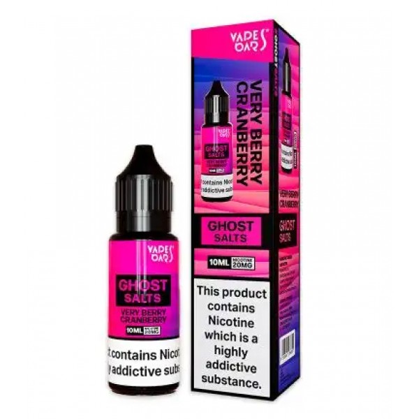 Vapes Bars Ghost Nic salts Very Berry Cranberry 