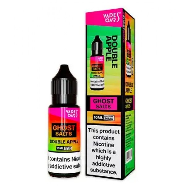 Vapes Bars Ghost Nic salts Double Apple 