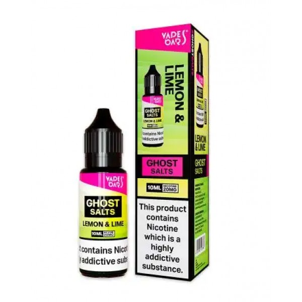 Vapes Bars Ghost Nic salts Lemon and Lime 