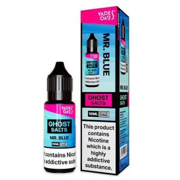 Vapes Bars Ghost Nic salts Mr Blue 
