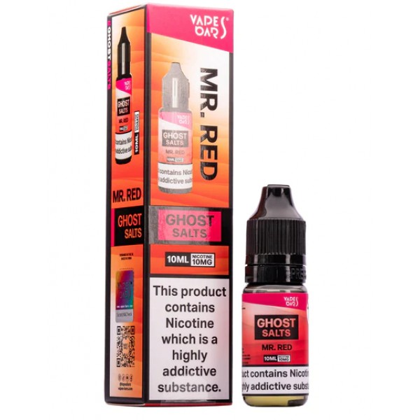 Vapes Bars Ghost Nic salts Mr Red 