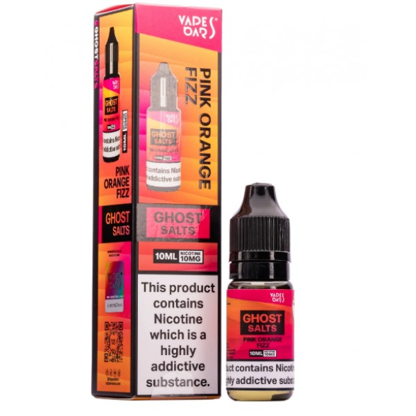 Vapes Bars Ghost Nic salts Pink Orange Fizz 