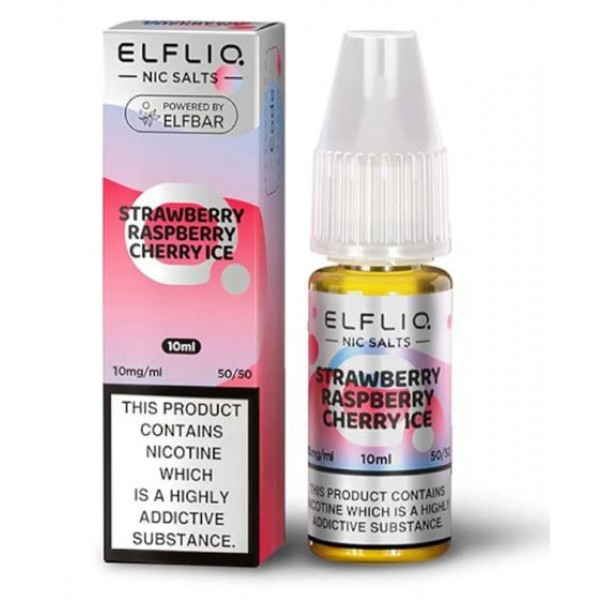 ELFLIQ Nic Salts ELF BAR Strawberry Raspberry Cherry Ice