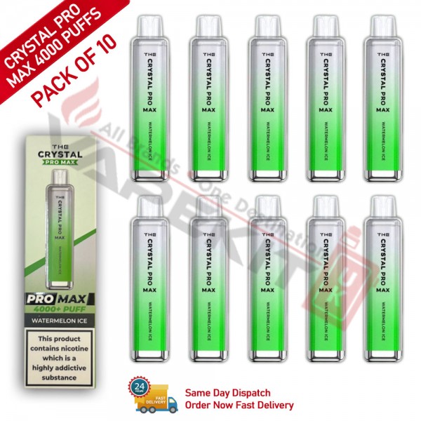 Watermelon Ice 4000 Crystal Pro Max Prefilled Vape