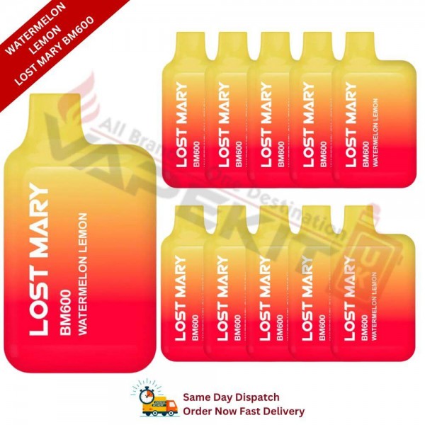 Watermelon Lemon Lost Mary BM600 Prefilled Vape