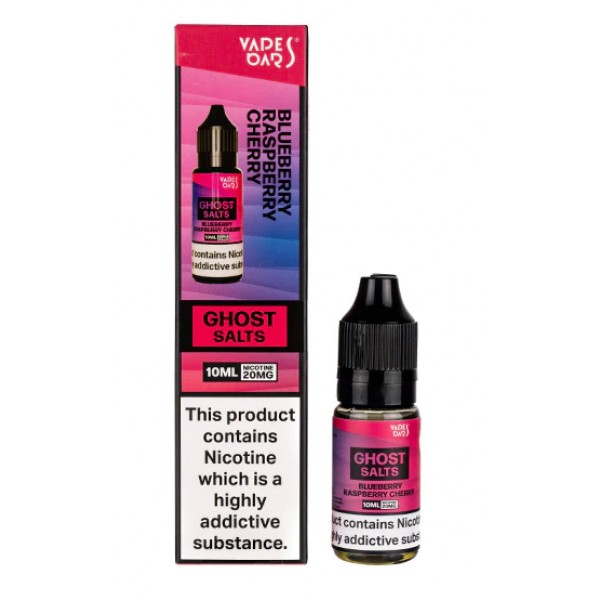 Vapes Bars Ghost Nic salts Blueberry Raspberry Cherry 