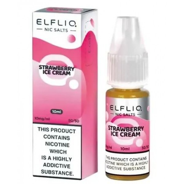 ELFLIQ Nic Salts ELF BAR Strawberry Ice Cream