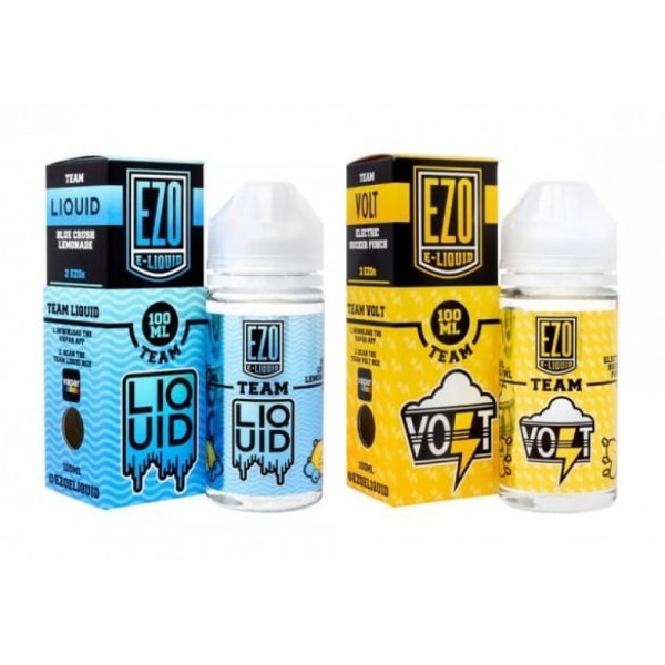 EZO E-Liquid Team Volt E-Liquid E Juice – World’s First Trick Box – 100ml