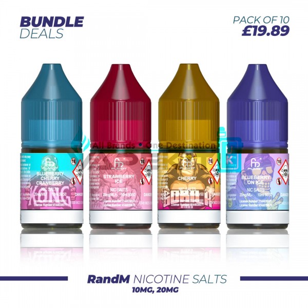 RandM 7000 Nic Salt -10ML Box of 10-Only for