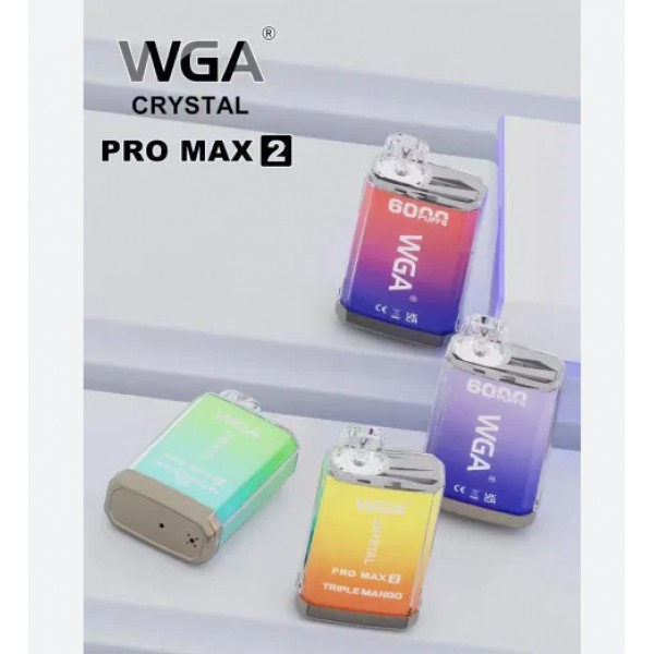 WGA Crystal Pro Max 2-6000 puffs Prefilled device(Box of 10)-Only for