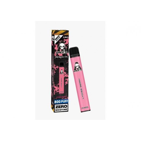 AREA 51 LYCHEE BERRY PREFILLED POD DEVICE 800 PUFFS 0MG
