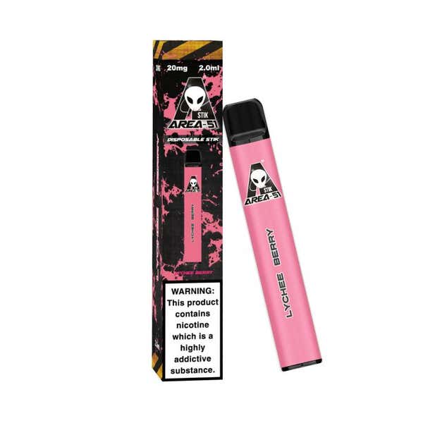 AREA 51 LYCHEE BERRY PREFILLED POD DEVICE 600 PUFFS 20MG