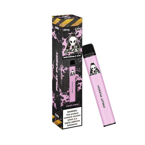 AREA 51 FRUIT PUNCH PREFILLED POD DEVICE 600 PUFFS 20MG