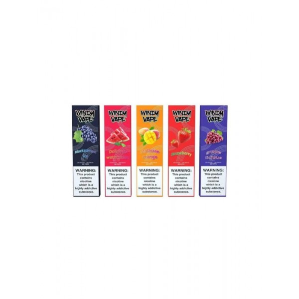 Windy Vape Prefilled Pod Nic Salt 300 Puffs Juice E Liquid Vape Pen