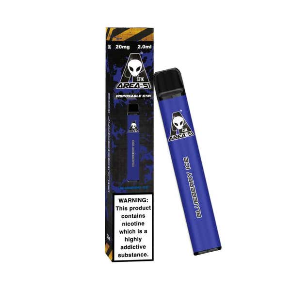 AREA 51 BLUEBERRY ICE PREFILLED POD DEVICE 600 PUFFS 20MG