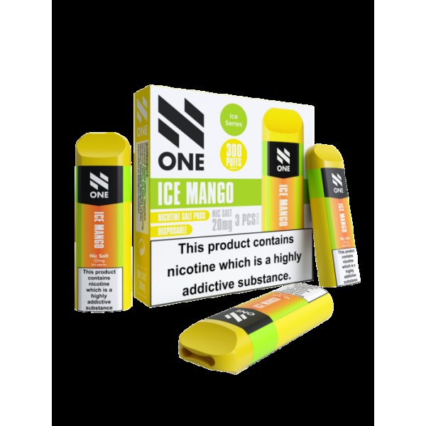 N ONE Prefilled Nicotine Salts 20mg Pod N1 Nic Salt Pod Vaping Device Pack of 3