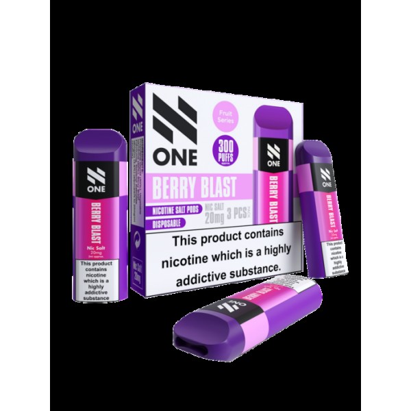 N ONE Prefilled Nicotine Salts 20mg Pod N1 Nic Salt Pod Vaping Device Pack of 3
