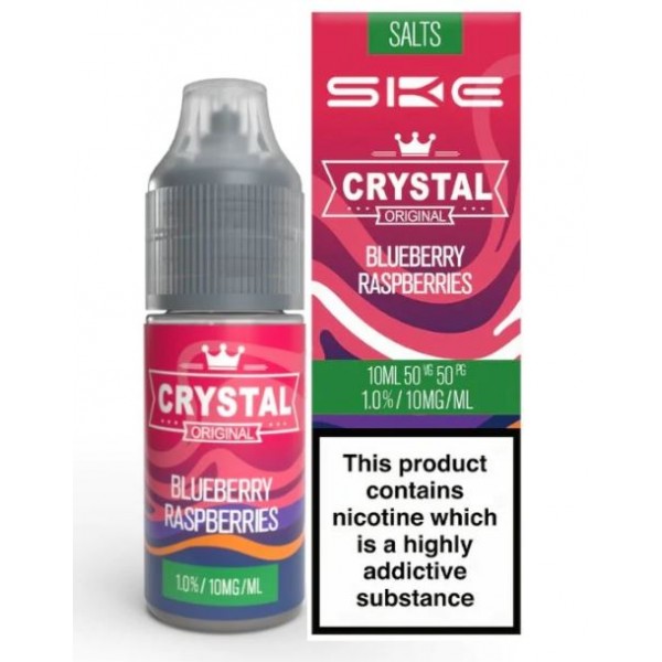 SKE Crystal E-liquid Nic Salts Blueberry Raspberry
