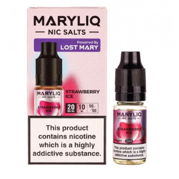 MaryLiq Lost Mary 10mg/20mg Strawberry Ice Nic Salt